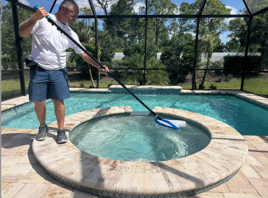 pool skimming